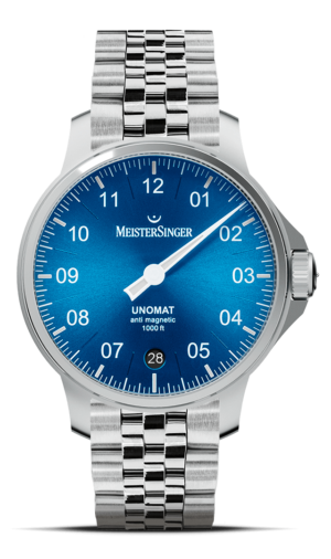 Meistersinger Unomat – Zonneslijpsle middenblauw